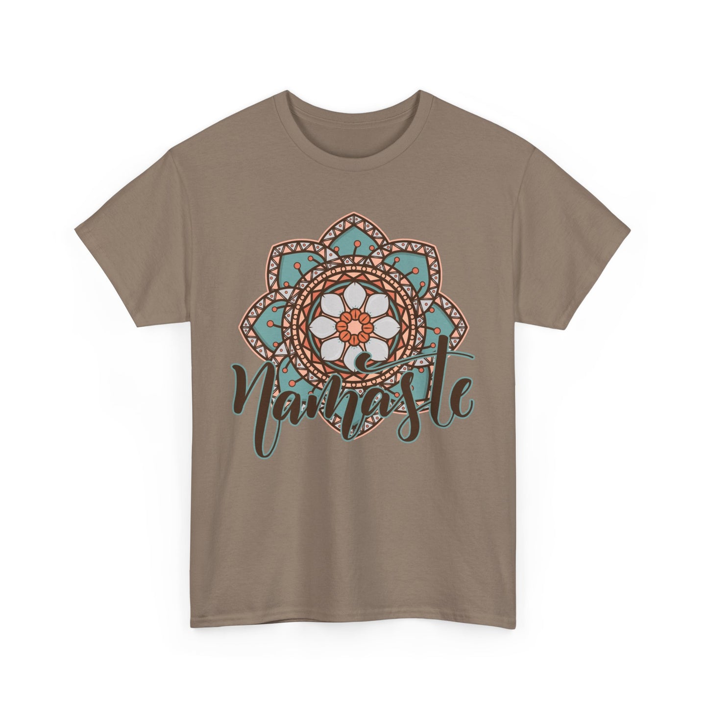 Namaste Vibes- Vintage Mandala Spirit Heavy Cotton Tee
