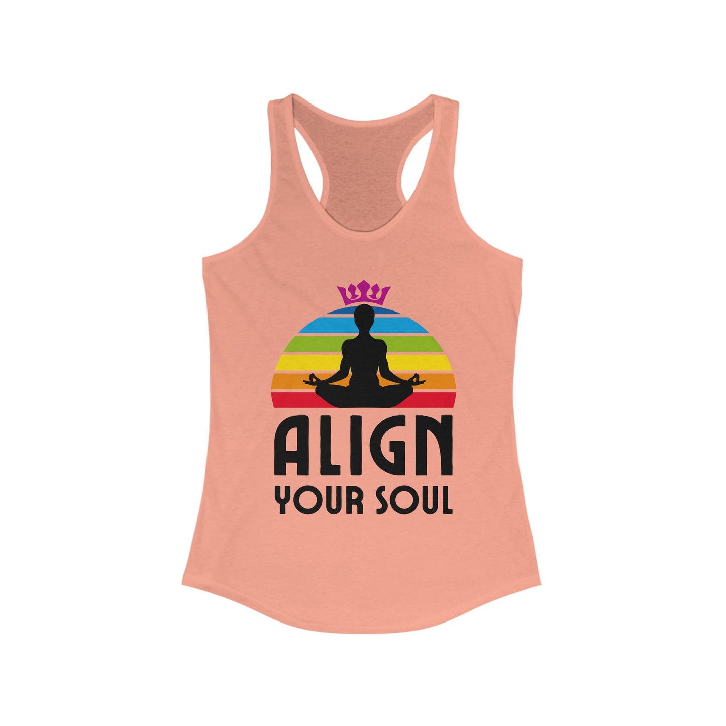 Align Your Soul Chakra Racerback Tank - Mindful Style for the Modern Spirit