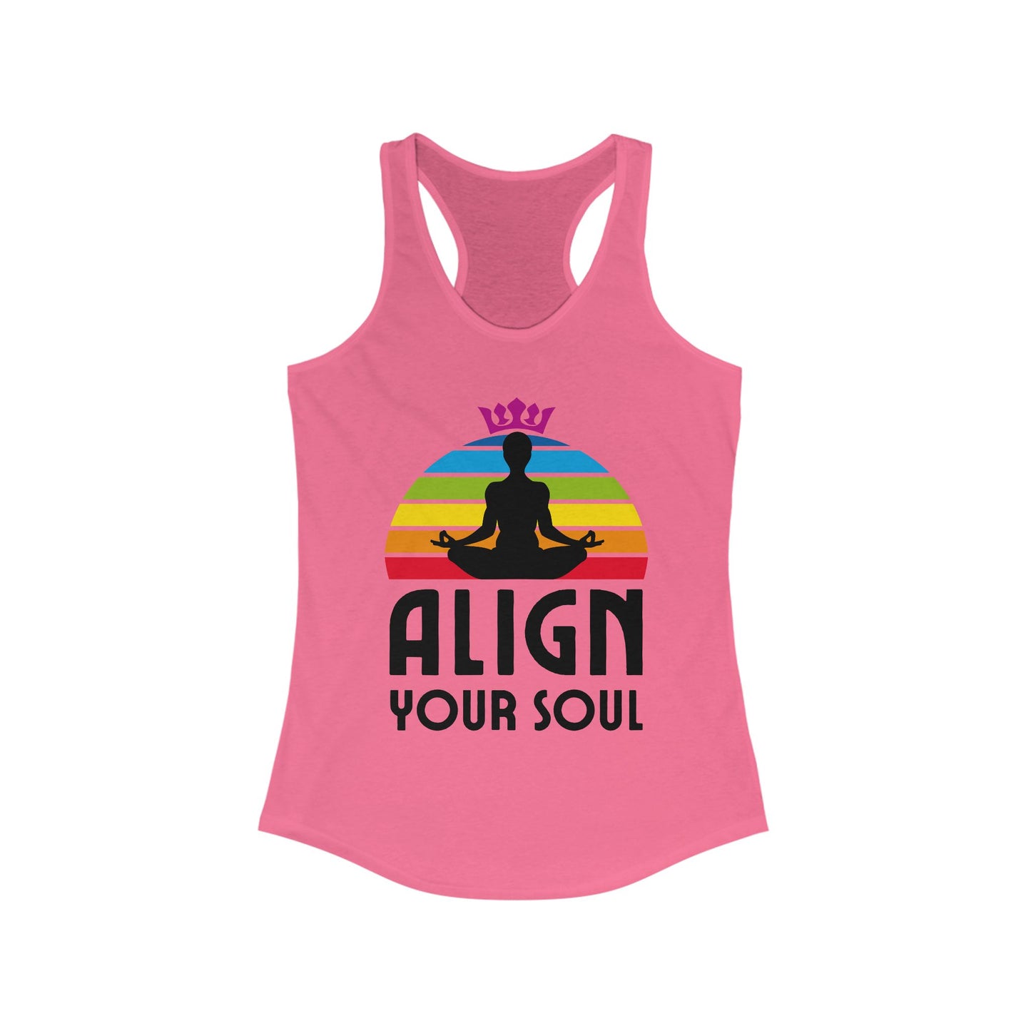 Align Your Soul Chakra Racerback Tank - Mindful Style for the Modern Spirit
