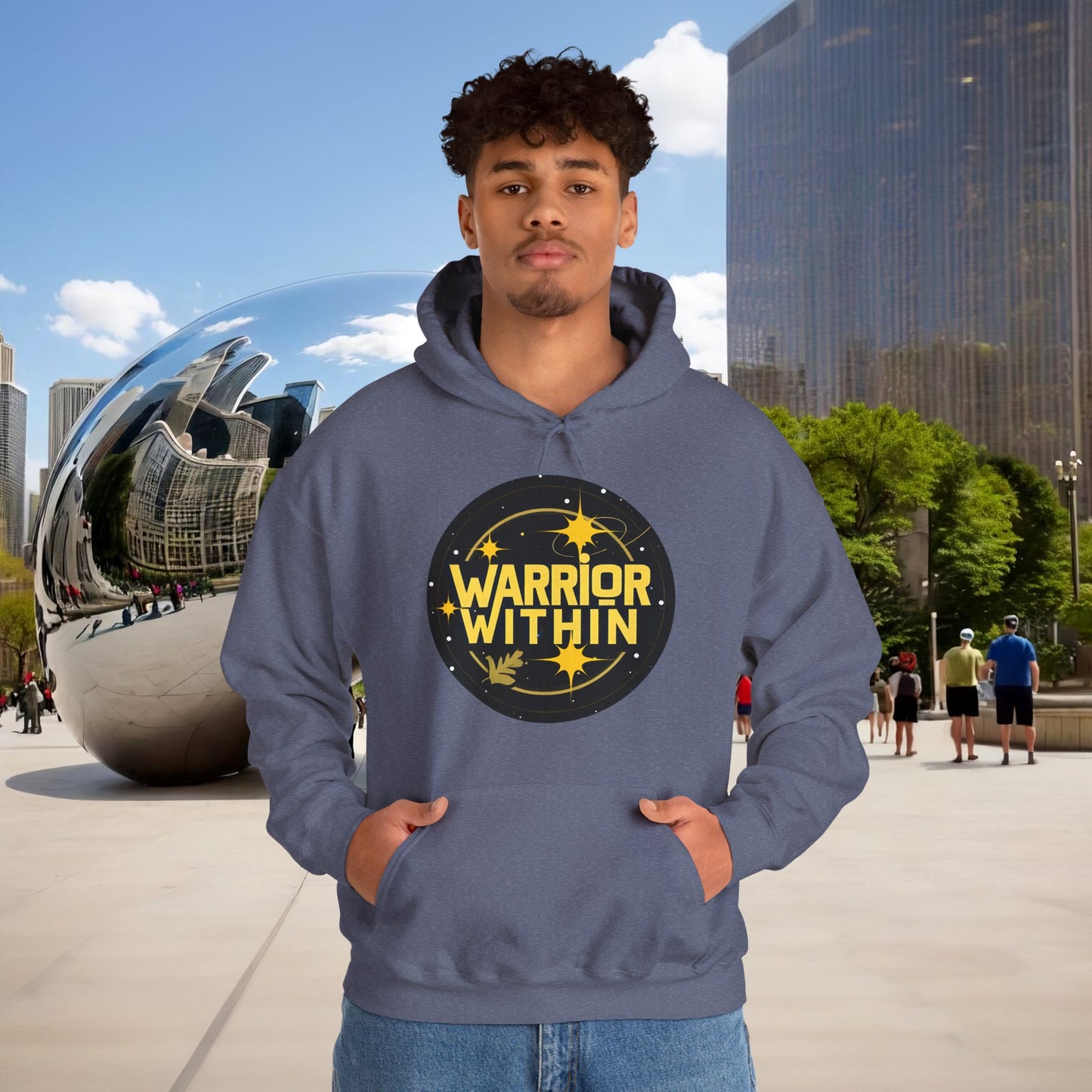 ⭐🔥 Menaste "WARRIOR WITHIN" — Inner Strength Hoodie