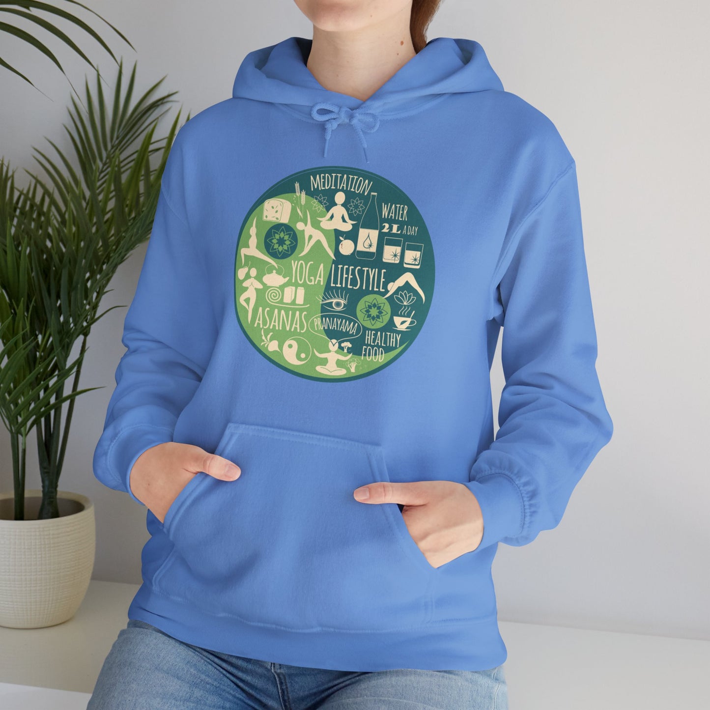 Vital Flow Hoodie🌸🧘✨| Yoga Lifestyle & Wellness-Inspired Wearable Vision Board