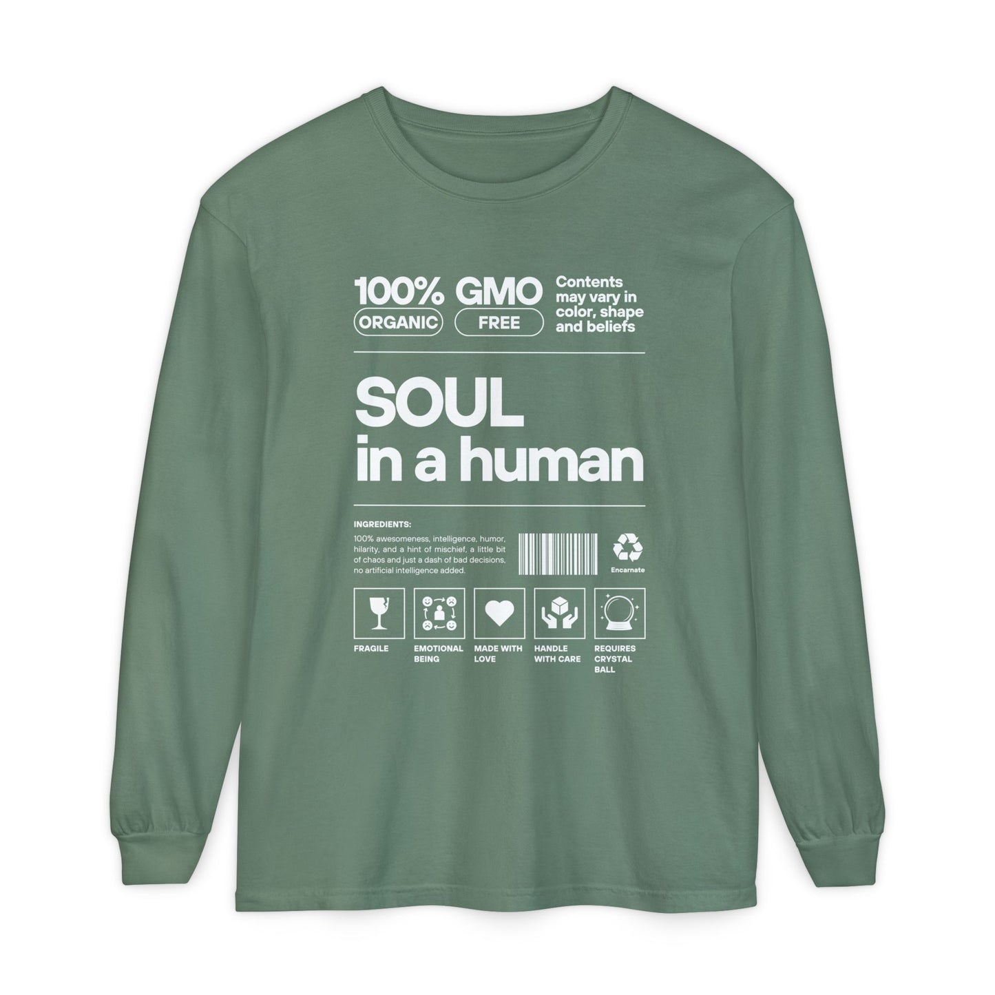 🌟Soul in a Human FUN Fact - Long Sleeve Tee