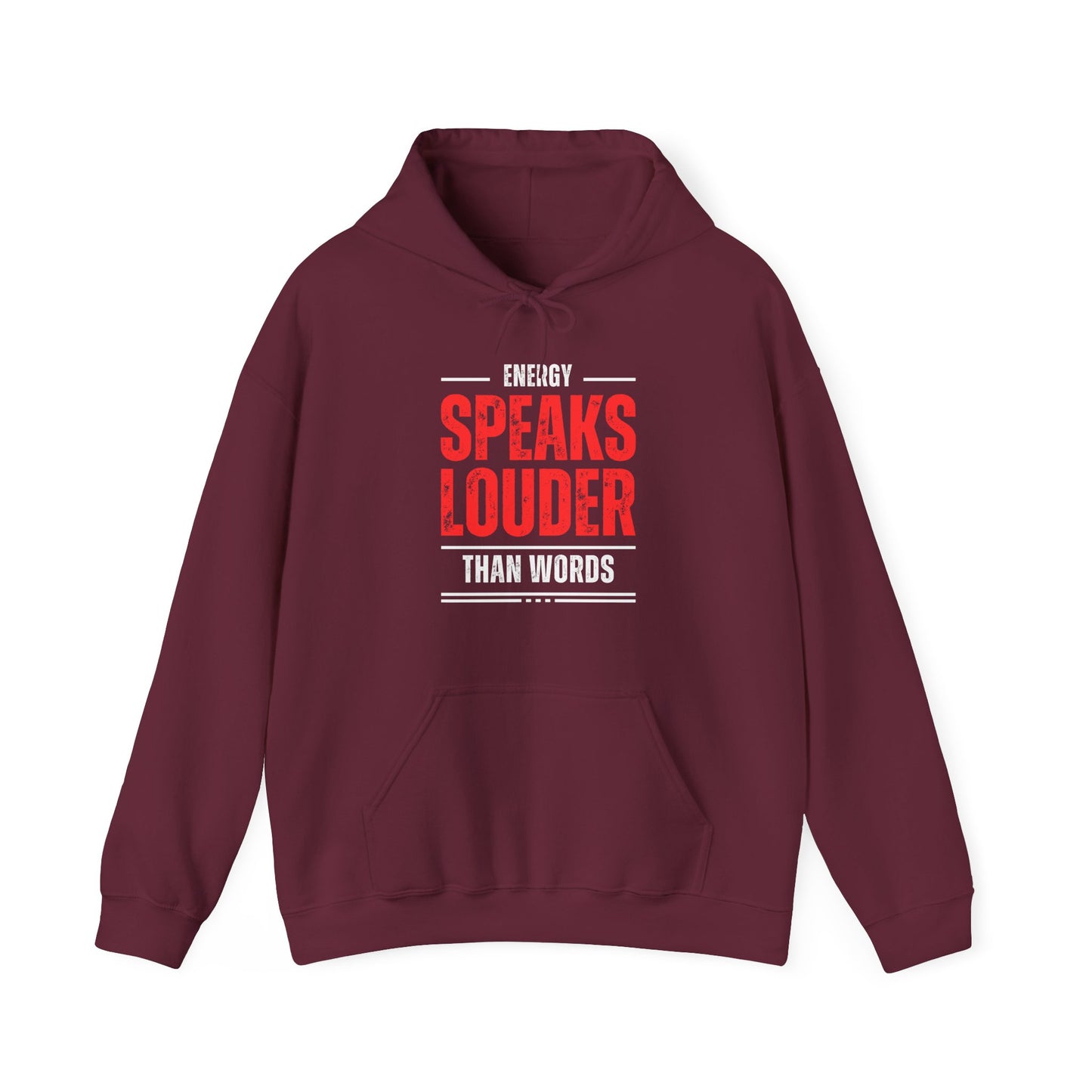 Energy Speaks Louder Than Words Hoodie – Cozy Spiritual Statement Wear✨