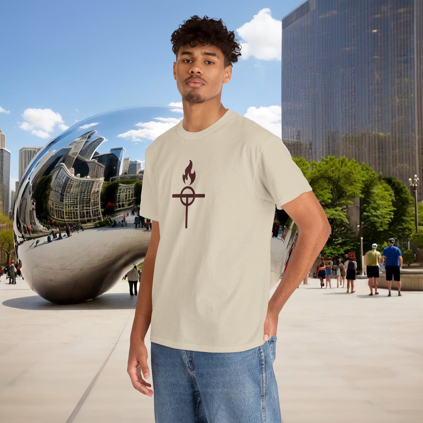 ⚔️ The Warrior Monk Sigil — Menaste Monastic T-Shirt