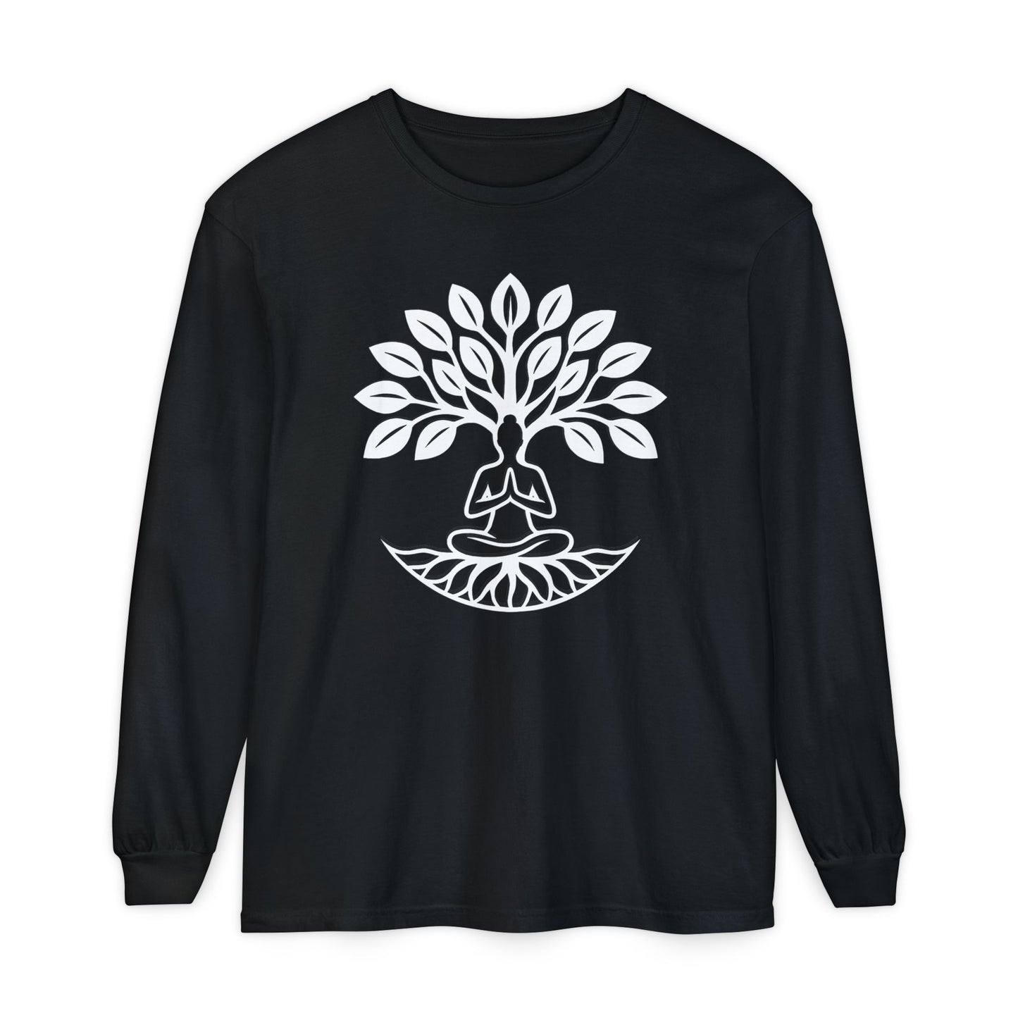 🌳Rooted in Stillness - Tree of Self - Long Sleeve Tee