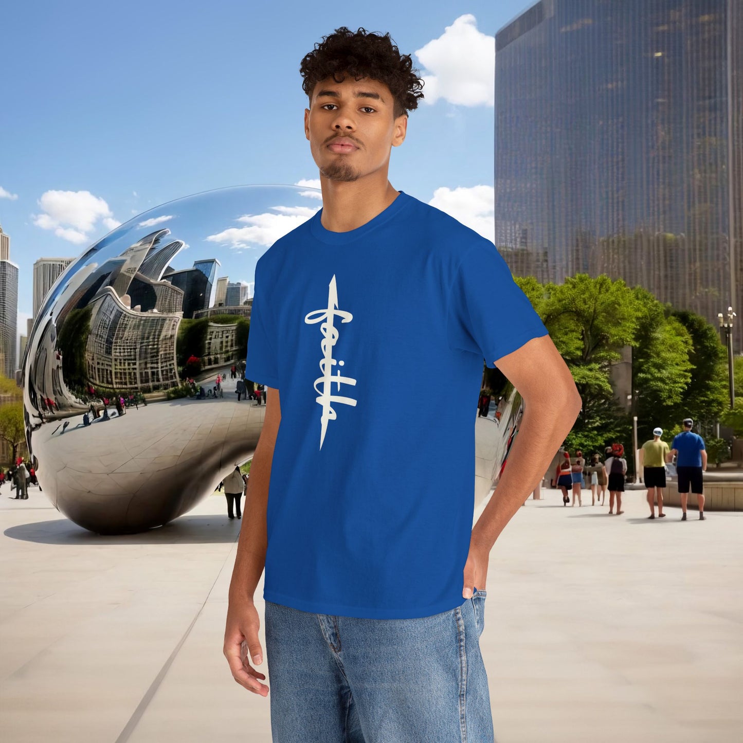 ALIF — stand in "FAITH” — Menaste Sacred T-Shirt