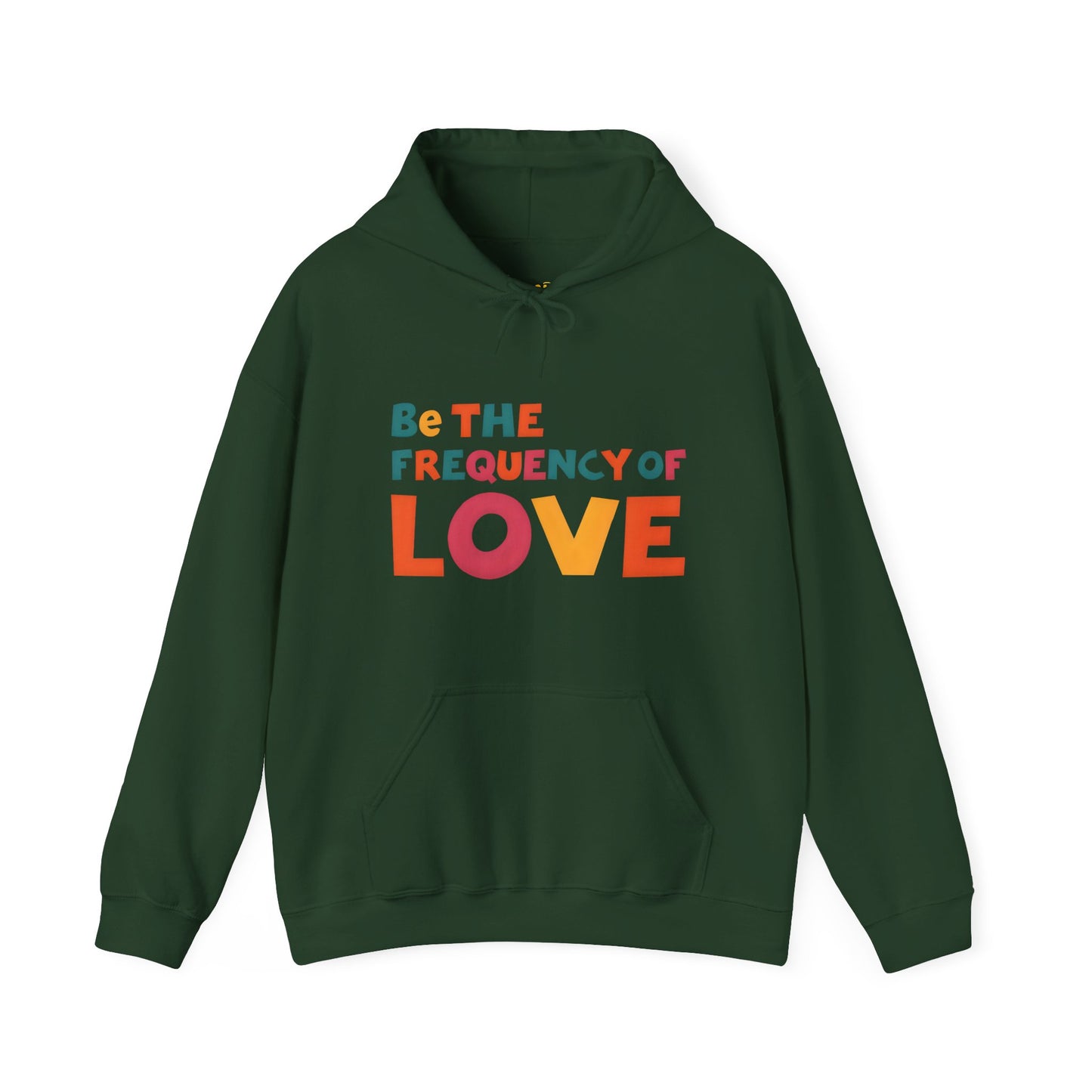 🌠Be the Frequency of Love Hoodie – Colorful Spiritual Vibes | Raise Your Energy Hoodie🌀💖