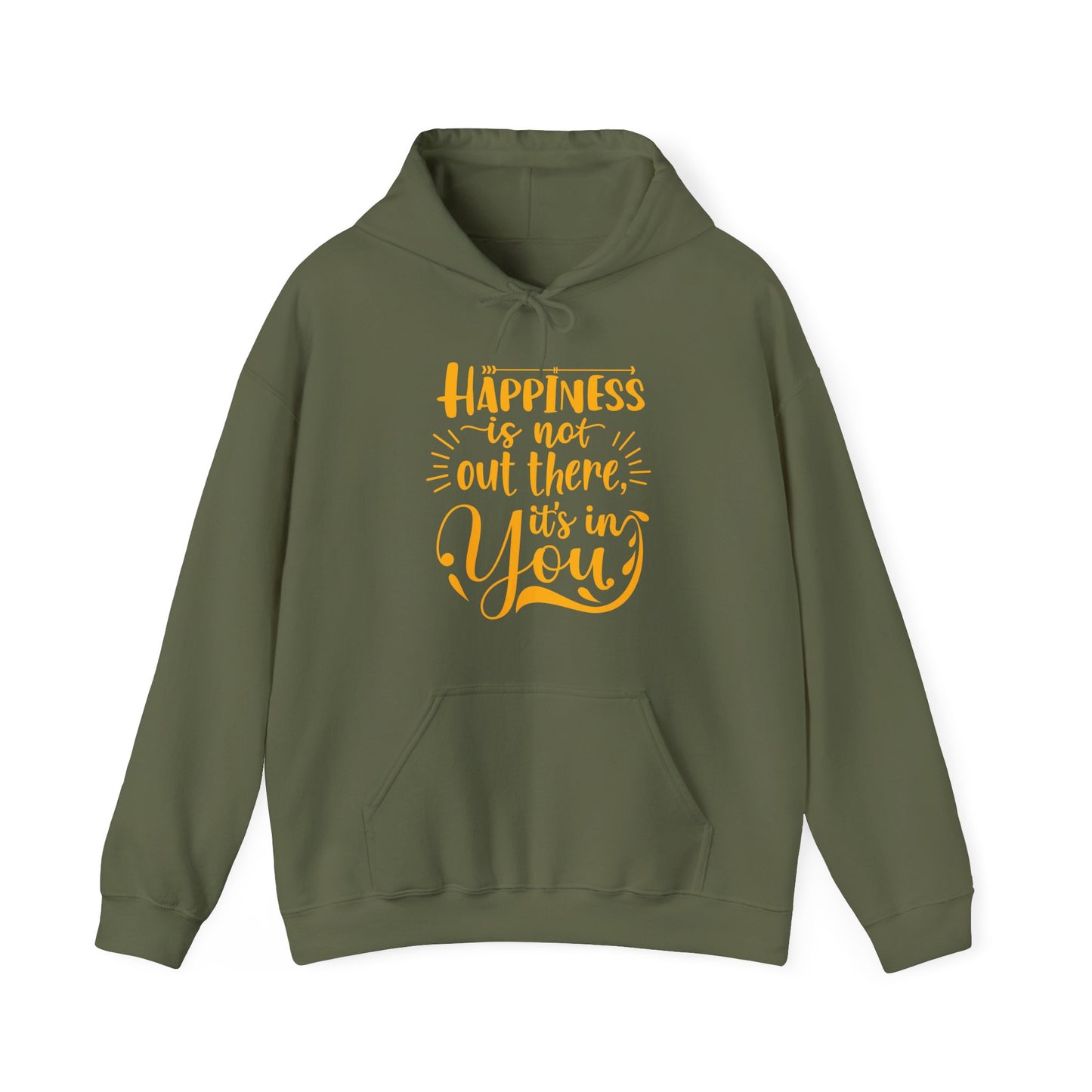 Happiness Is Within Hoodie – Mindful Comfort & Inner Joy🌿🌞✨