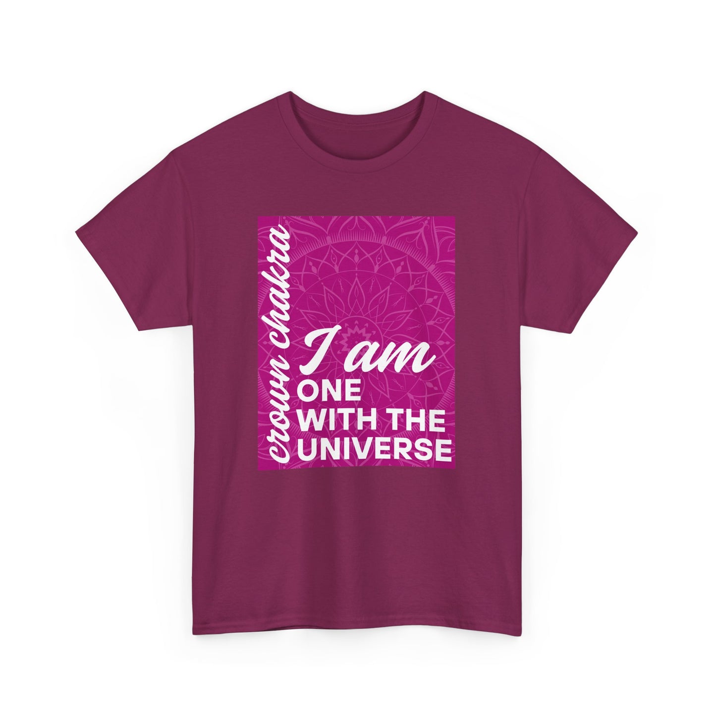 👑Cosmic Unity Heavy Cotton Tee - I Am One with the Universe
