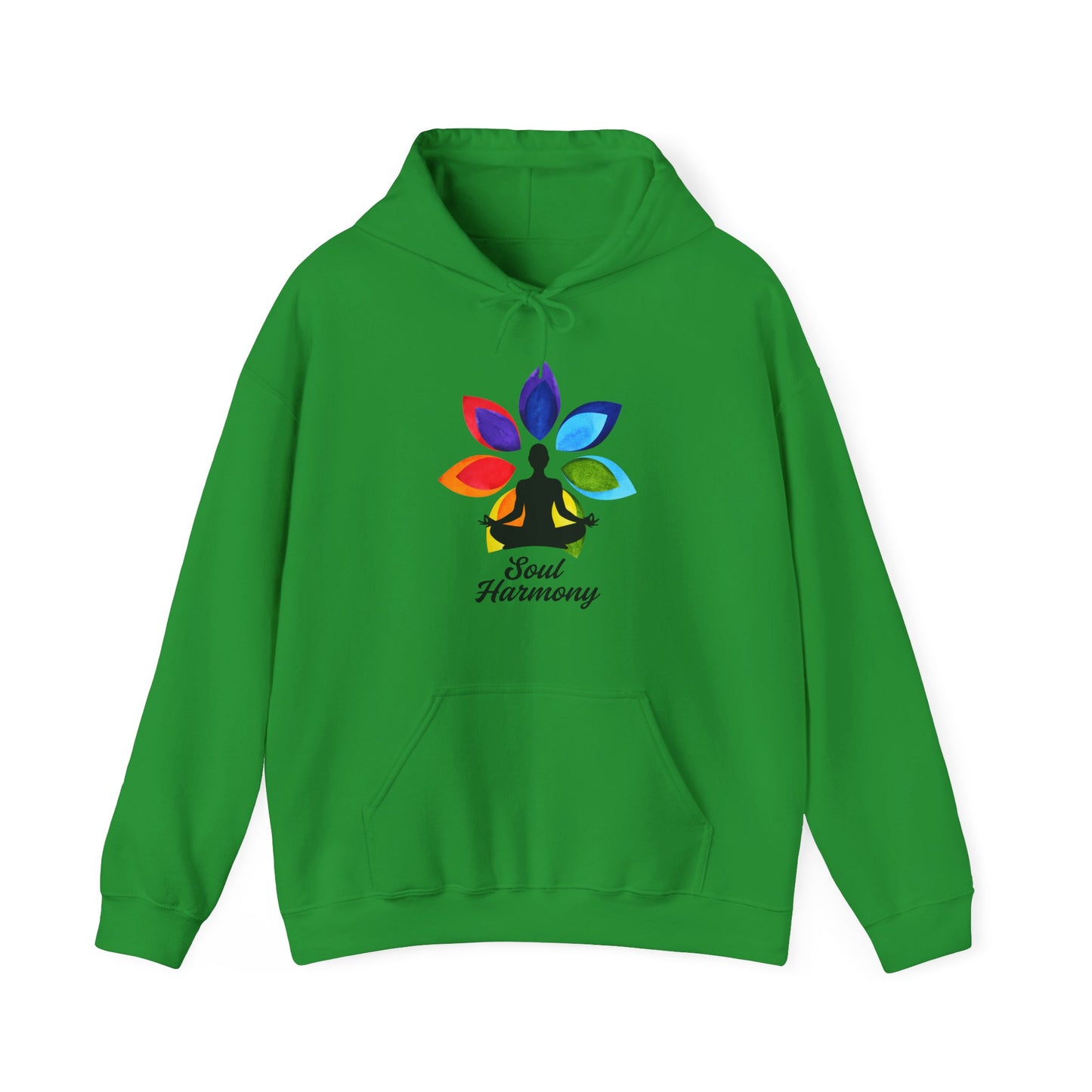 🌸Soul Harmony Hoodie – Meditative Lotus Chakra Alignment🧘‍♀️🌈✨