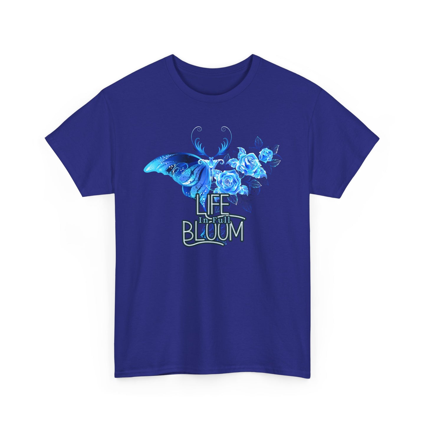 🦋Life in Full Bloom Heavy Cotton Tee - Rise, Bloom, Become