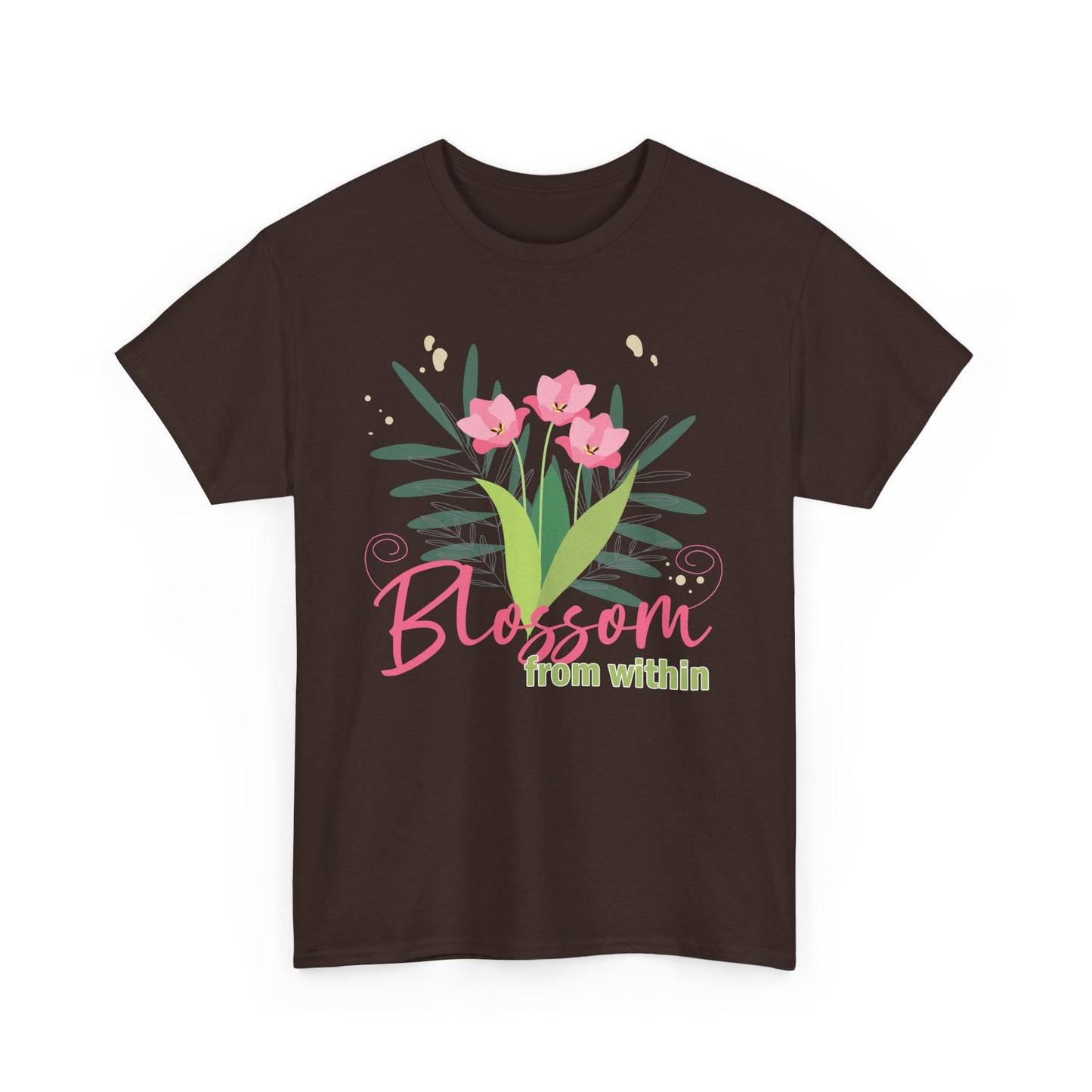 Inner Bloom Heavy Cotton Tee - Blossom From Within