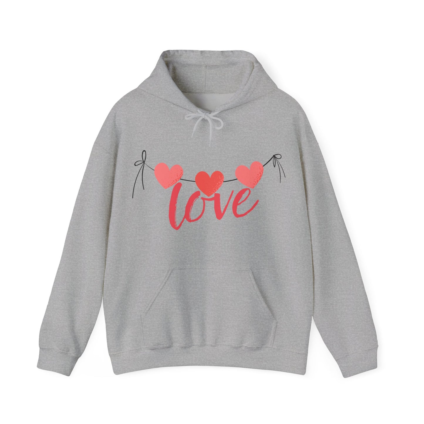 Three hearts, one message - Cozy Hoodie💗💗💗✨