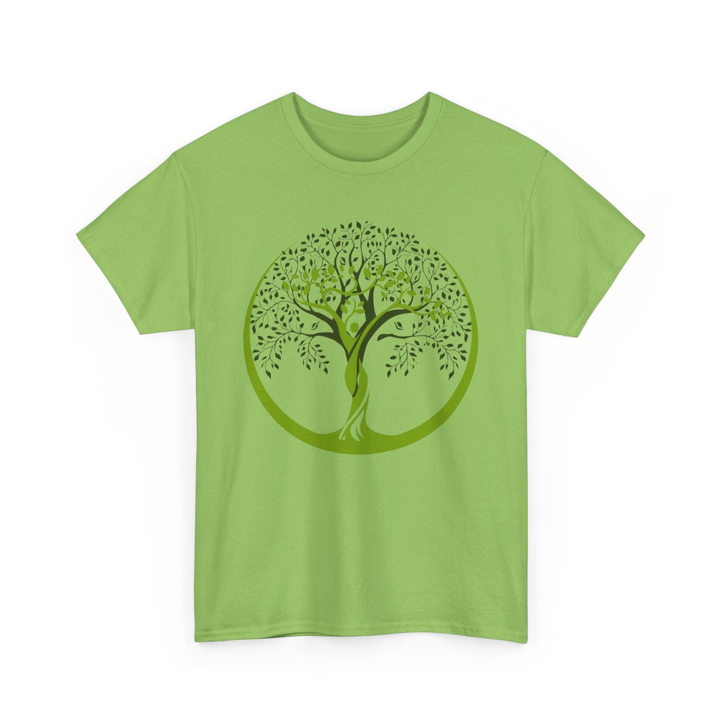 🌿Gaia Rooted Heavy Cotton Tee - She Grows, She Rises, She Becomes