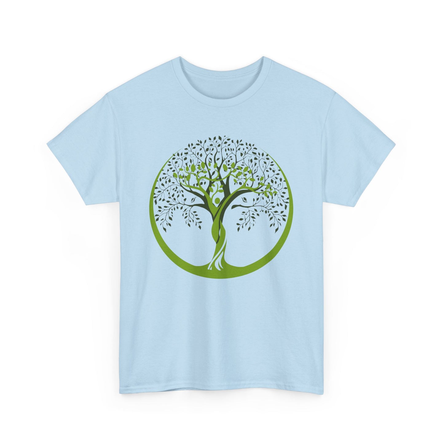 🌿Gaia Rooted Heavy Cotton Tee - She Grows, She Rises, She Becomes