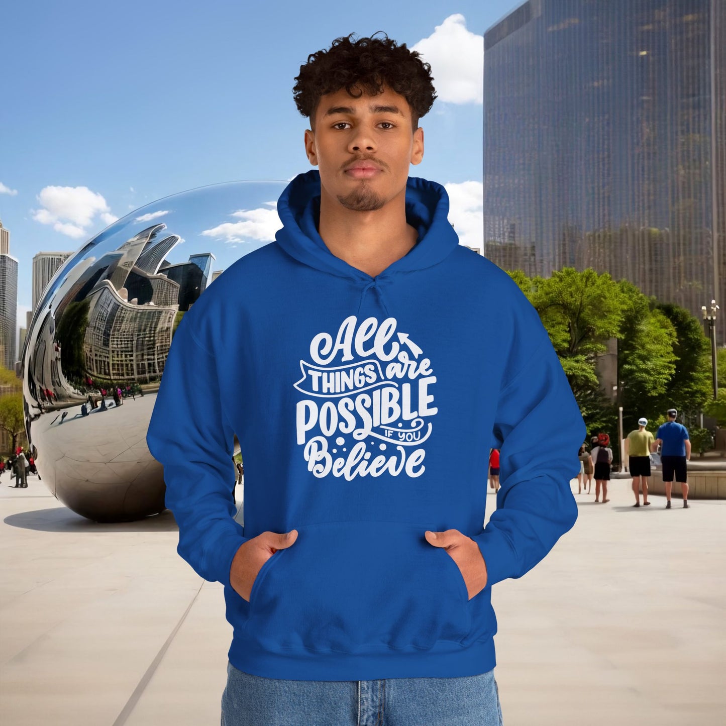 🤍 Menaste "BELIEVE" — Limitless Potential Hoodie