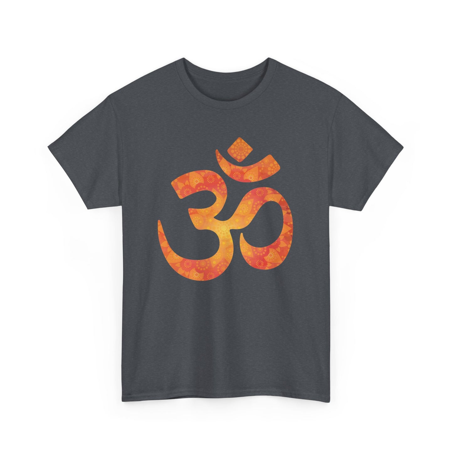 🕉️Sacred Om Mandala Heavy Cotton Tee - Radiate Inner Harmony