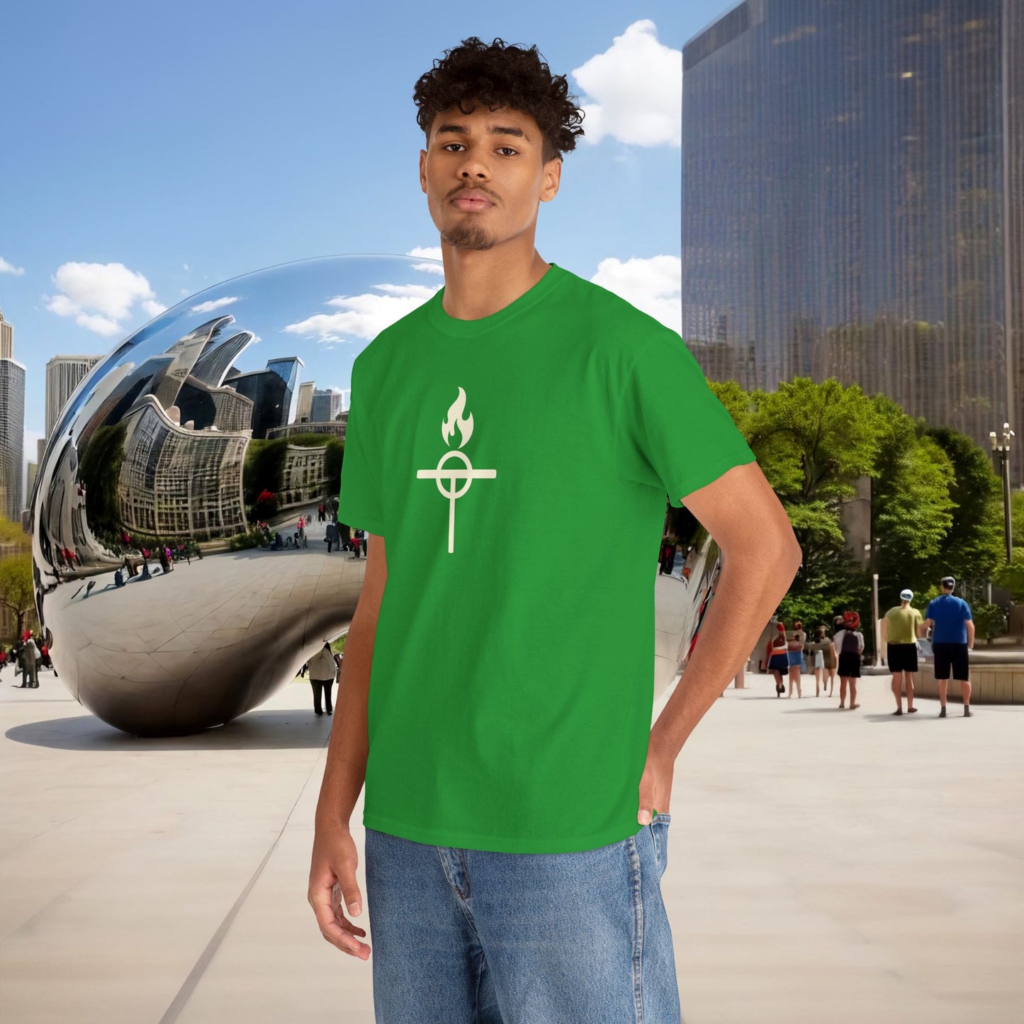 ⚔️ The Warrior Monk Sigil — Menaste Monastic T-Shirt