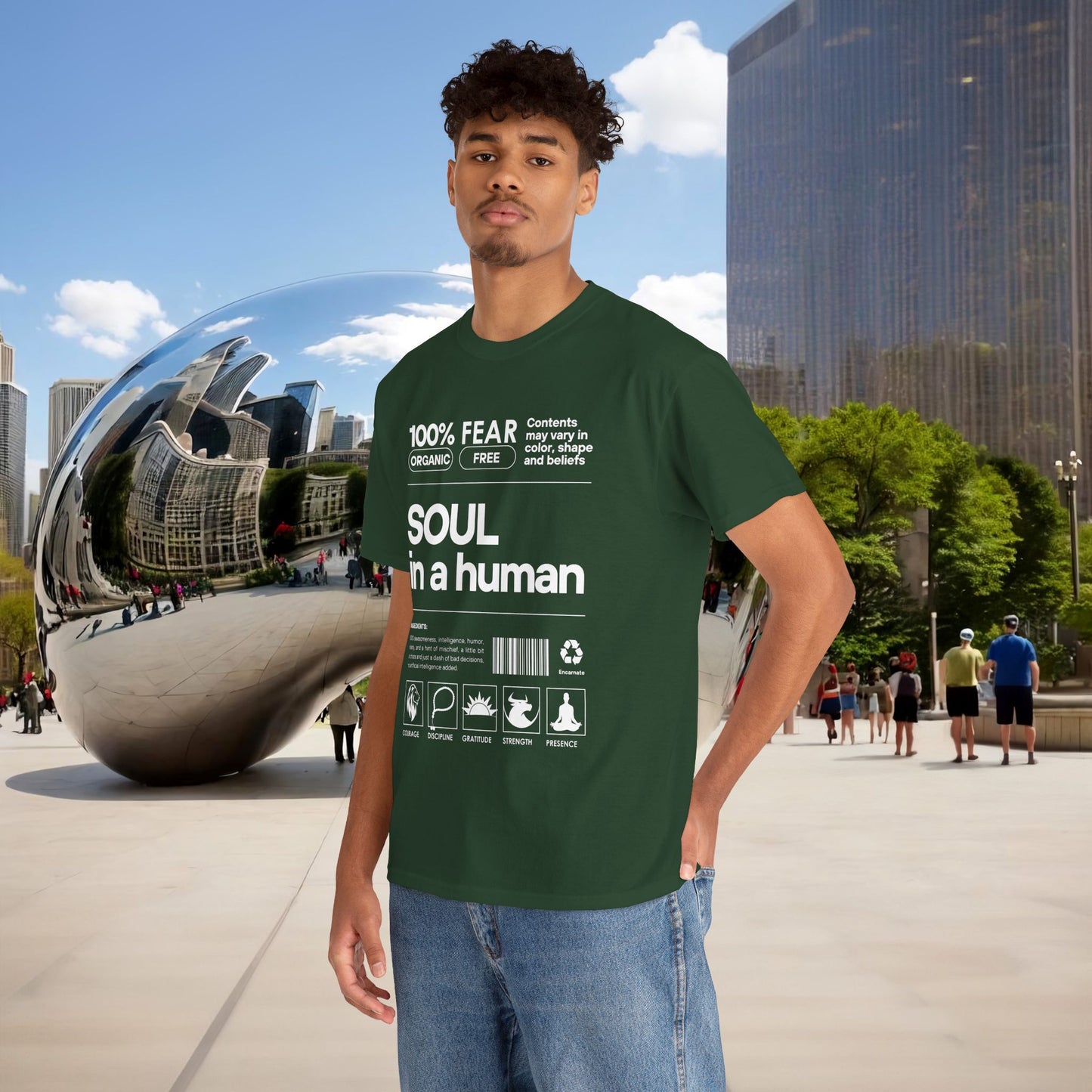 🜂 SOUL IN A HUMAN — The Human Blueprint Tee (Menaste Edition)