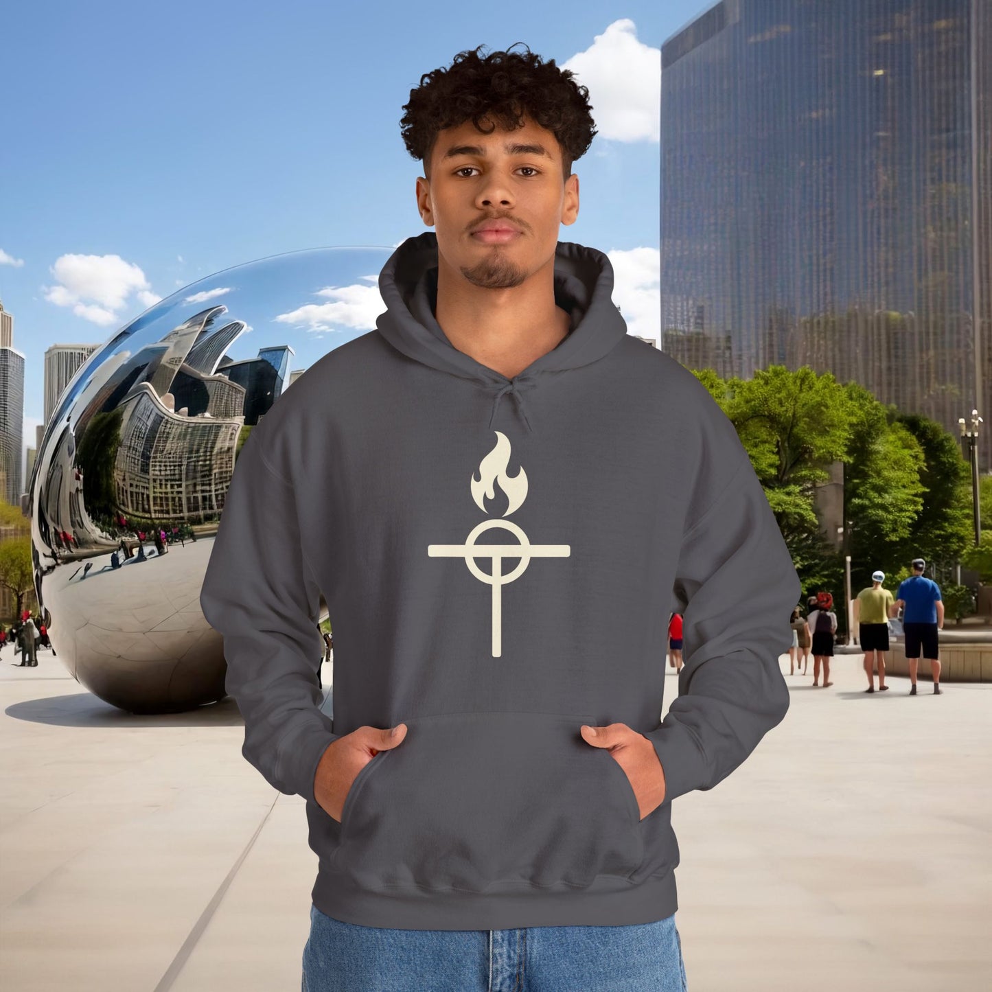 ⚔️ The Warrior Monk Sigil Hoodie - Menaste Monastic Edition