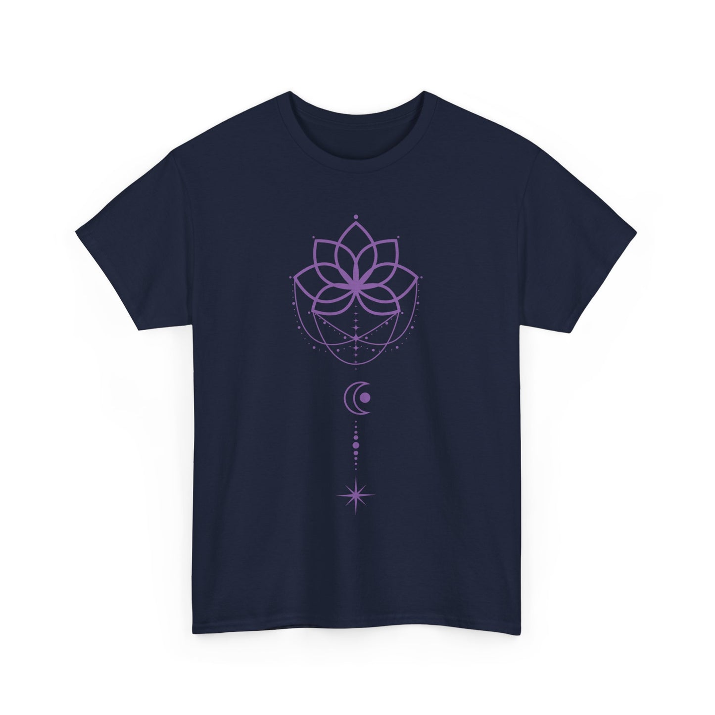💜Celestial Grace Heavy Cotton Tee - Align with Light & Flow