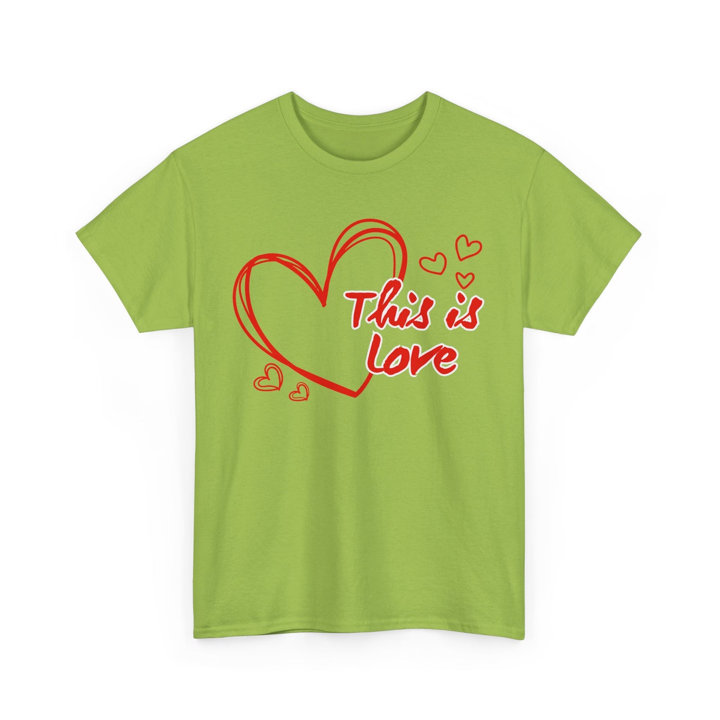 “This Is Love” Heavy Cotton Tee - A Celebration of Divine Connection