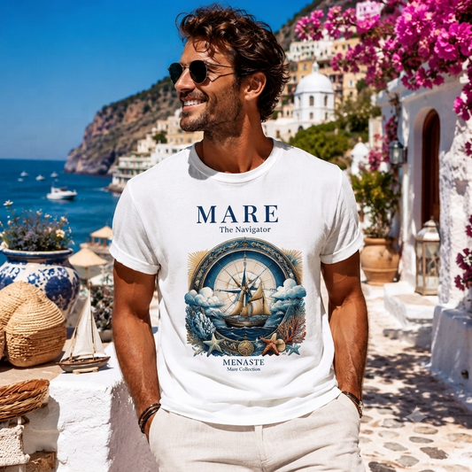 MARE COLLECTION :: "MARE The Navigator" Vintage Nautical Shirt for Ocean Lovers