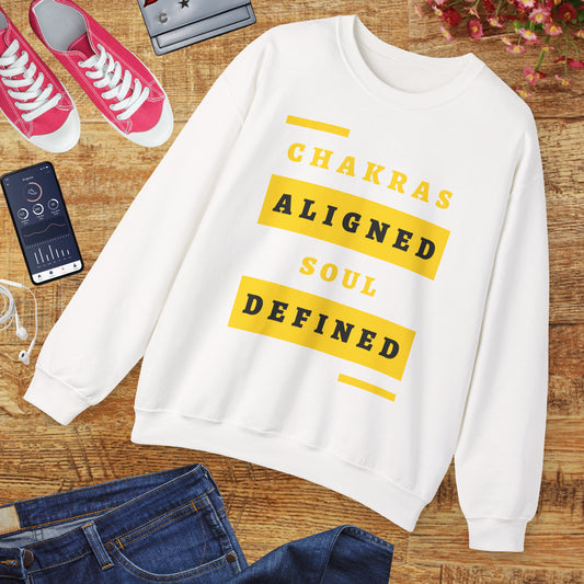 Chakras Aligned, Soul Defined 🧘‍♀️✨ Crewneck Sweatshirt