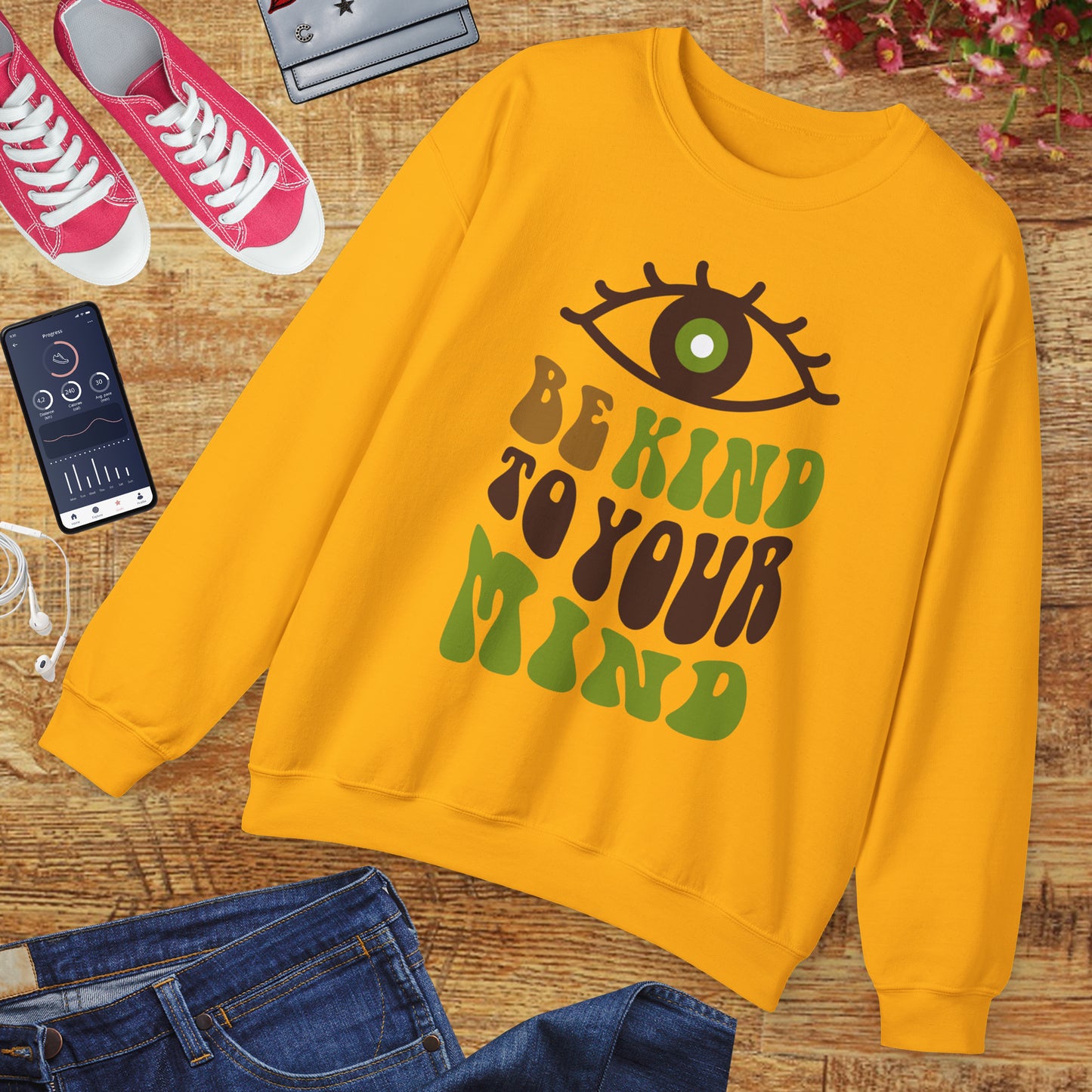 👁️Inner Vision - Kind Mind Crewneck Sweatshirt