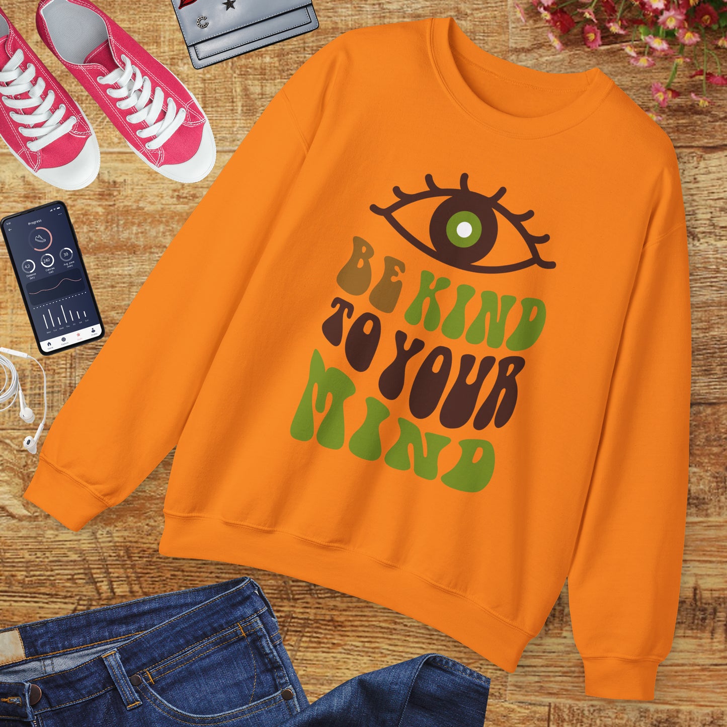 👁️Inner Vision - Kind Mind Crewneck Sweatshirt