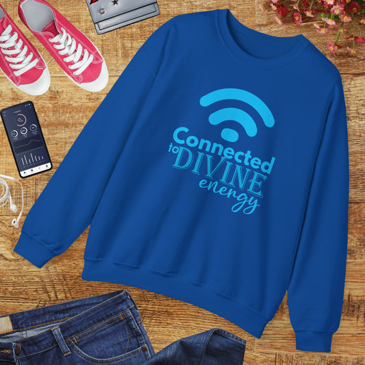 📶Divine Signal - Stay Spiritually Connected Crewneck Sweatshirt