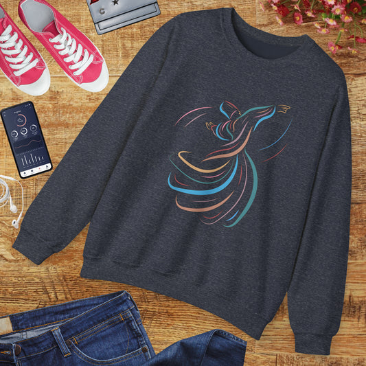 🌪️Sacred Spin - Whirling Within Crewneck Sweatshirt