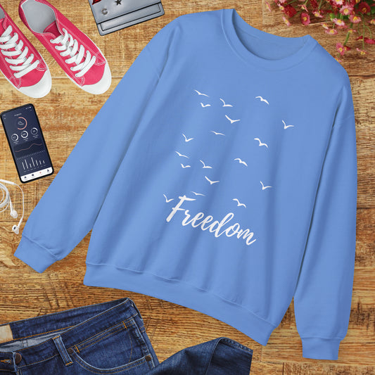 🕊️Freedom in Flight - Birds of the Soul Crewneck Sweatshirt