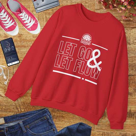 🌙Let Go & Let Flow - Calm Vibes Crewneck Sweatshirt