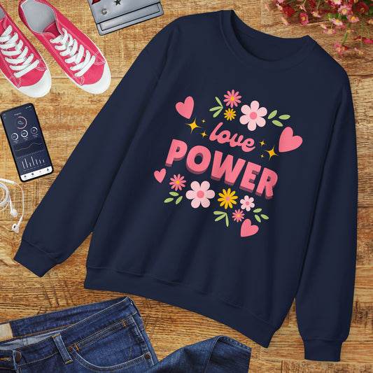 🌺Love Power - Bloom Boldly Crewneck Sweatshirt