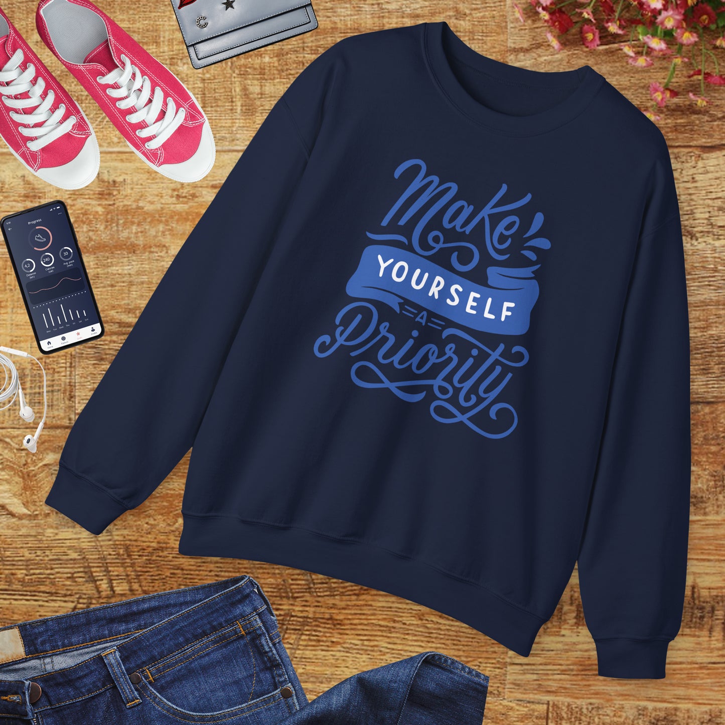 💖Sacred Reminder — You Matter, Too - Motivational Crewneck Sweatshirt