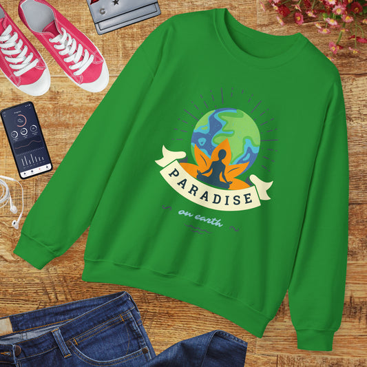 🌏Paradise on Earth - "Find Your Stillness, Find Your Heaven" Crewneck Sweatshirt