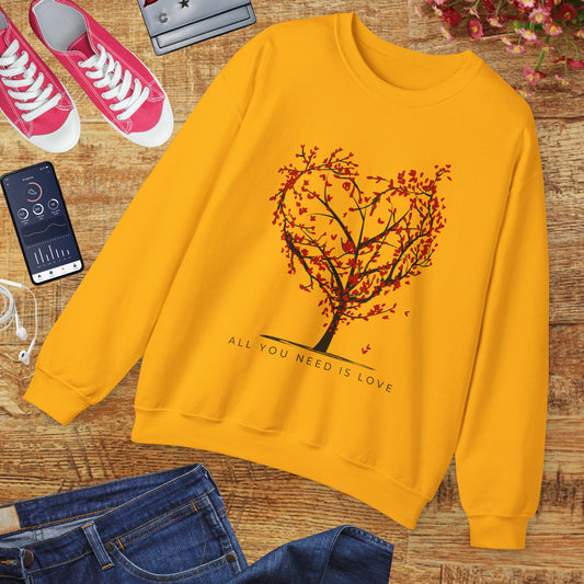 🌳❤️All You Need is Love Crewneck Sweatshirt