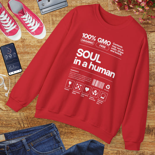 🧬Soul Ingredients - Human Label Crewneck Sweatshirt