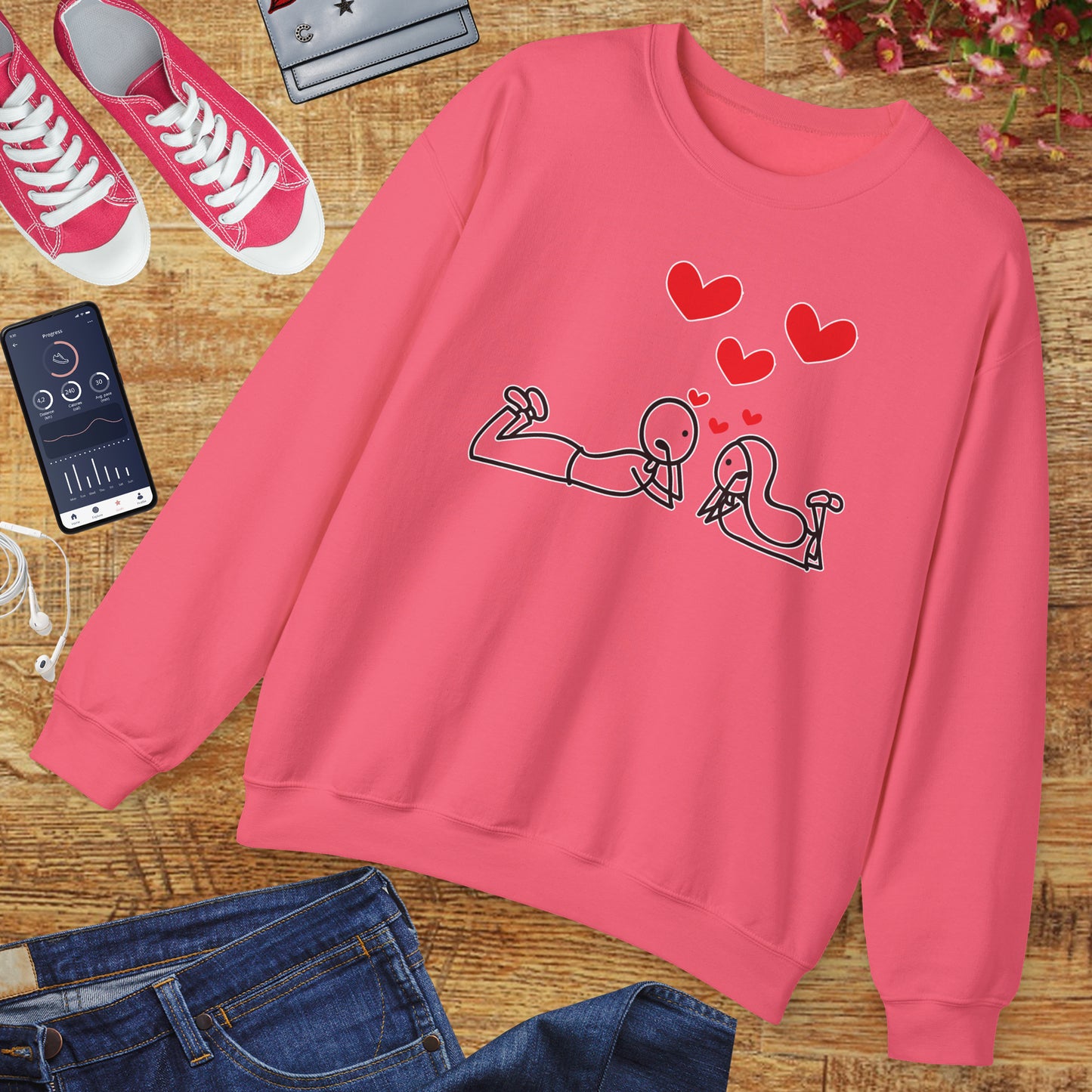 💞Love Looks Like This - Cozy Connection Sweatshirt