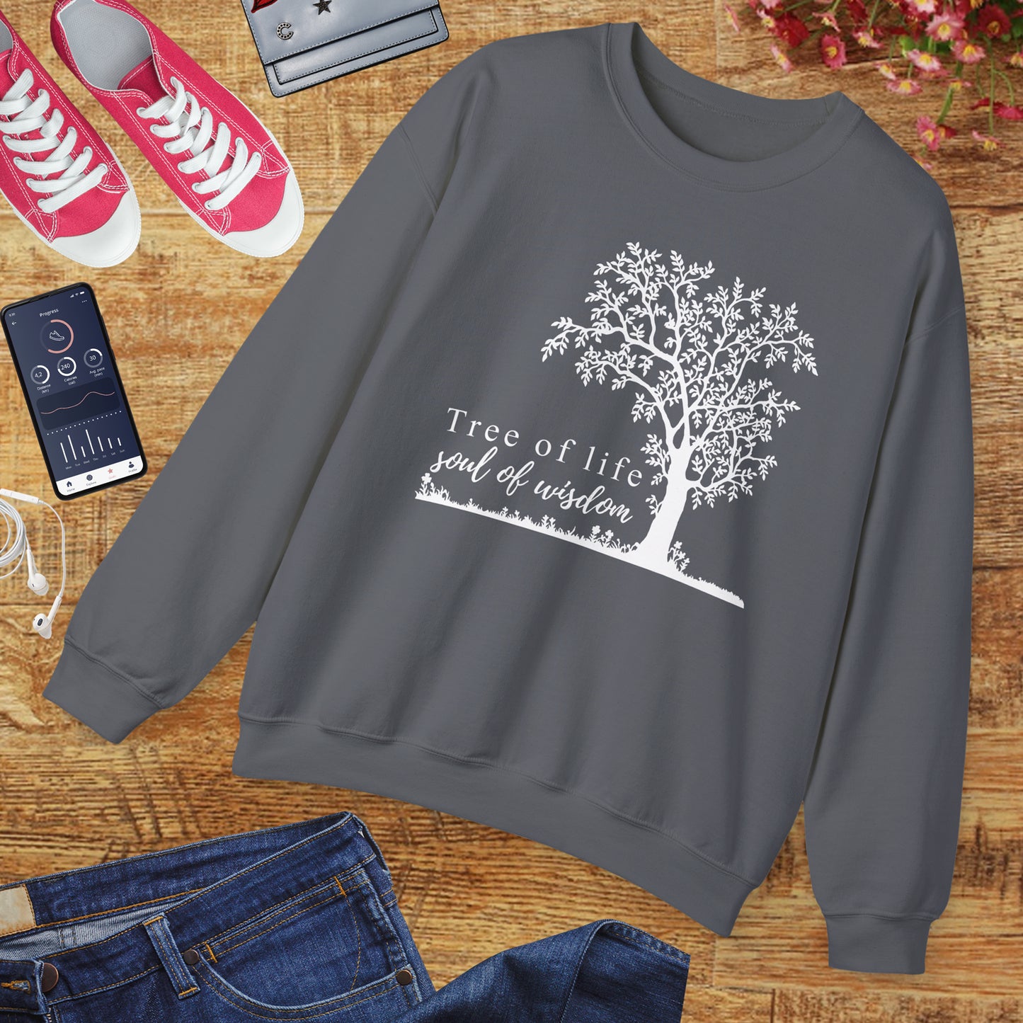 🌳Tree of Life 🌿 - Soul of Wisdom Crewneck Sweatshirt