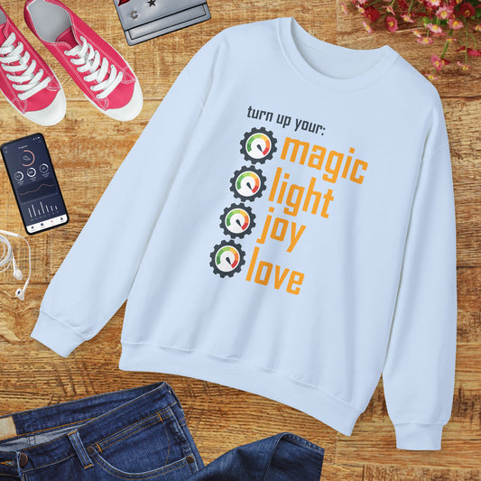 🎚️Turn Up Your Light - A Soulful Volume of You - Crewneck Sweatshirt