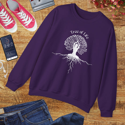 🌳🧘‍♀️Rooted in Balance Crewneck Sweatshirt