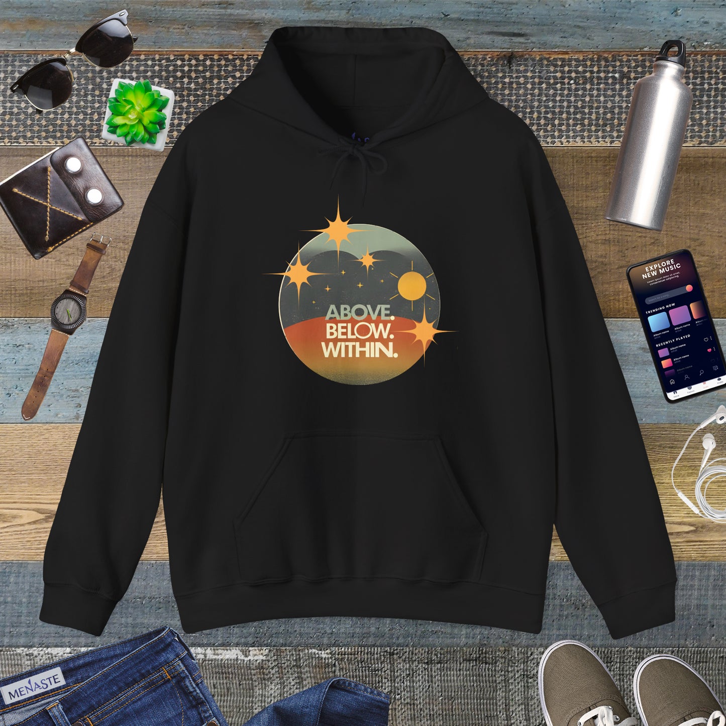 ✨Above, Below, Within – Menaste Hoodie