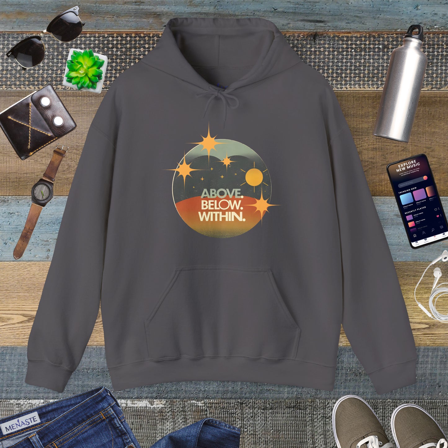 ✨Above, Below, Within – Menaste Hoodie