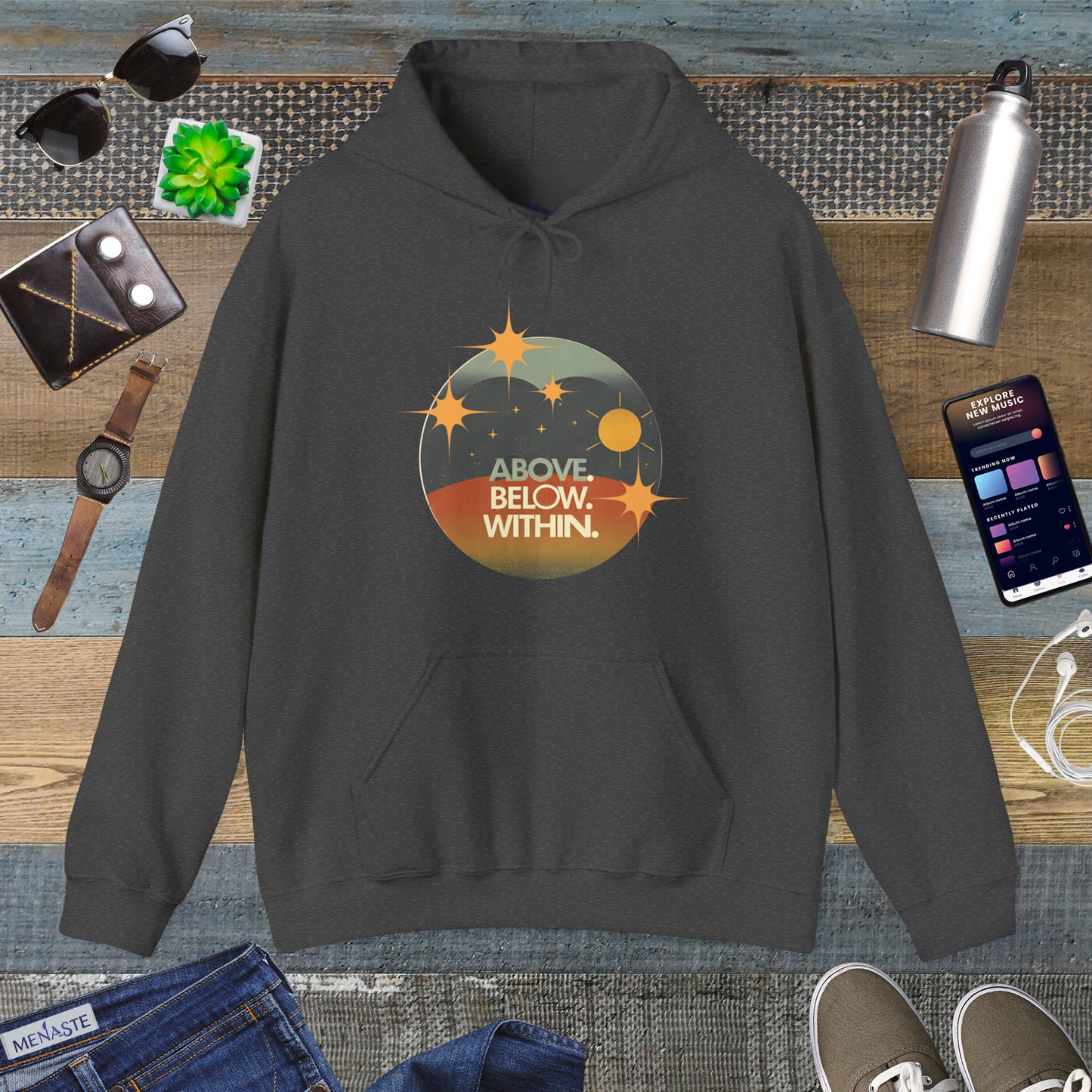 ✨Above, Below, Within – Menaste Hoodie