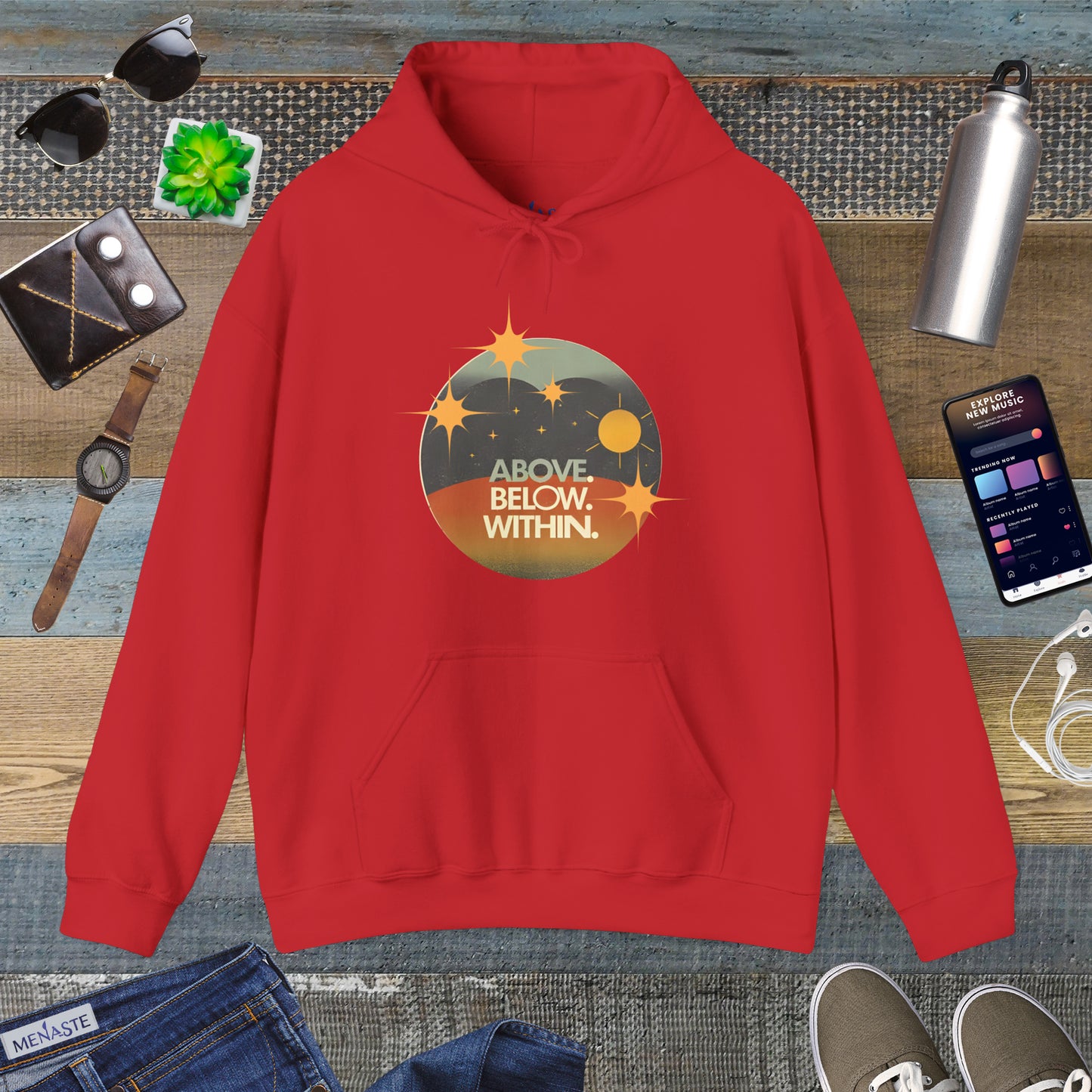 ✨Above, Below, Within – Menaste Hoodie