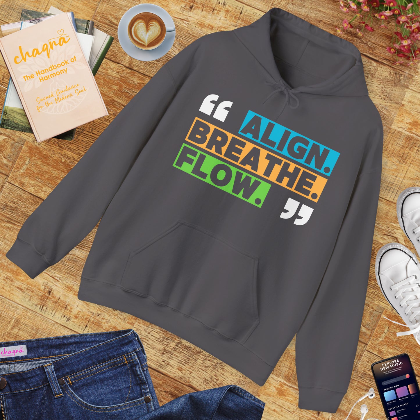 🌬️Align. Breathe. Flow. Hoodie🌙✨🌿