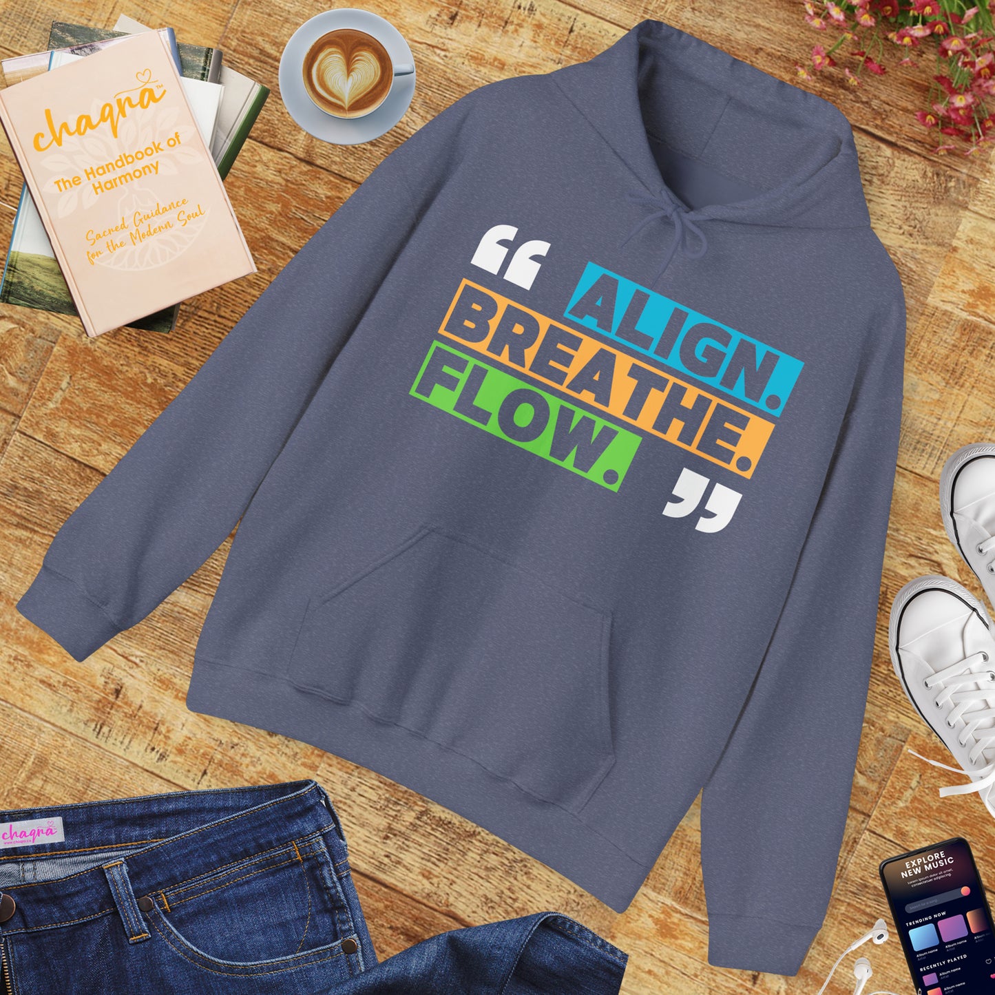 🌬️Align. Breathe. Flow. Hoodie🌙✨🌿
