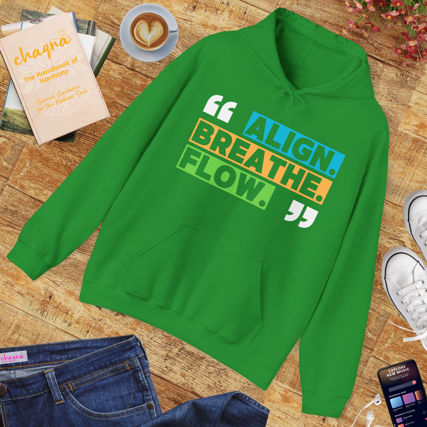 🌬️Align. Breathe. Flow. Hoodie🌙✨🌿